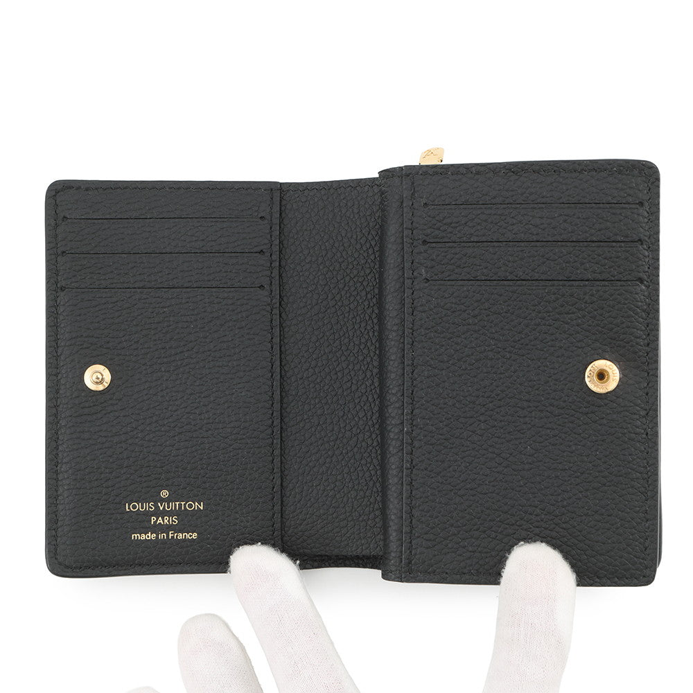 LOUIS VUITTON Portefeuille Clare NoirM80151 Monogram Empreinte Leather