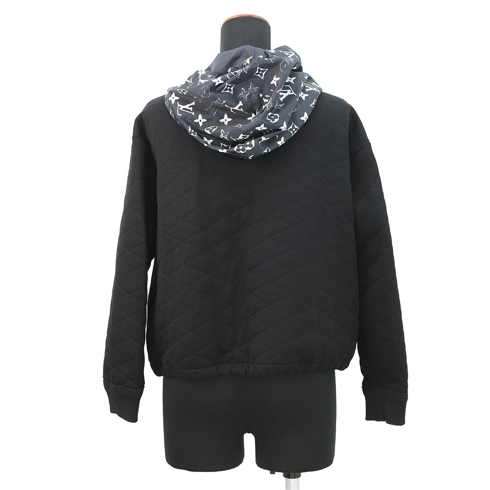 LOUIS VUITTON Quilted Jacket Size XS Noir/WhiteFIST08FED Cotton71% Nylon29%