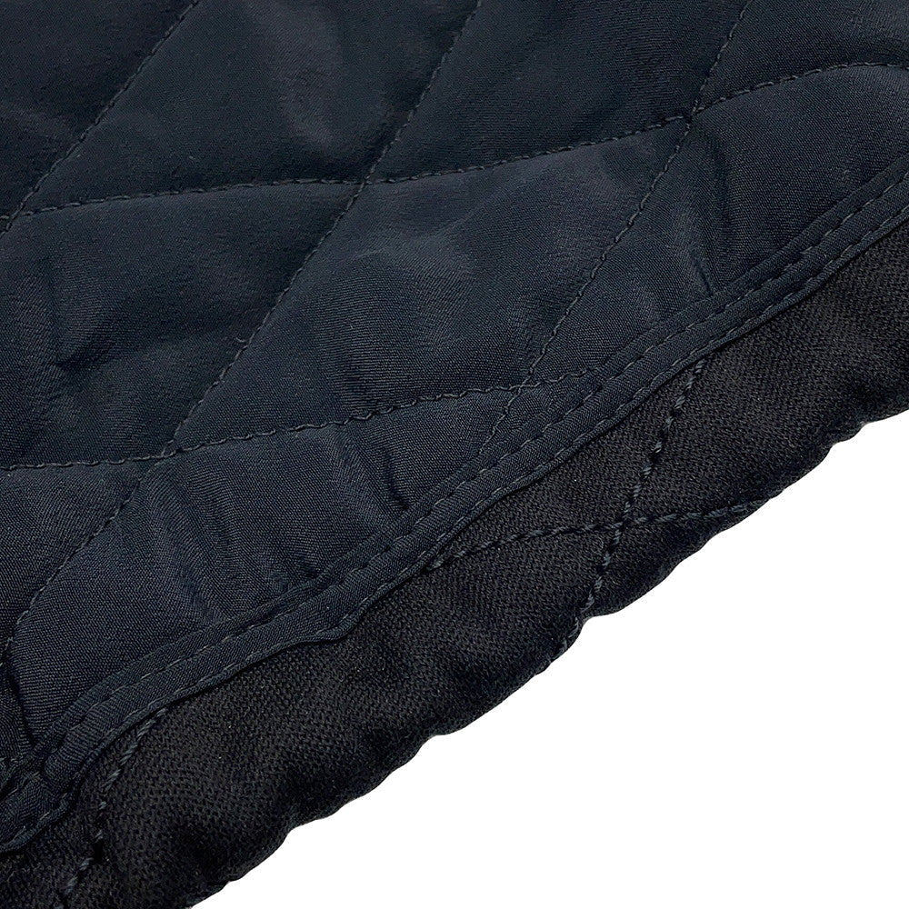 LOUIS VUITTON Quilted Jacket Size XS Noir/WhiteFIST08FED Cotton71% Nylon29%