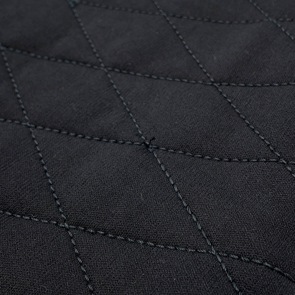 LOUIS VUITTON Quilted Mini Skirt Size XS Noir/WhiteFISK15FED Cotton89% Nylon11%