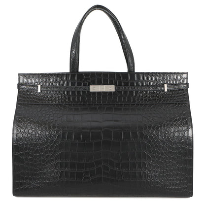 SAINT LAURENT PARIS Manhattan Tote Bag Black554039 Croco embossed leather