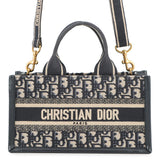 Dior East West Book Tote NavyM1326CZBB_M928 Canvas