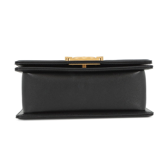 CHANEL ChainShoulder Bag Boy Chanel BlackA67085 Caviar Leather Size Small