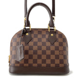 LOUIS VUITTON Alma Brown/RedN40606 Damier Ebene Canvas Size BB