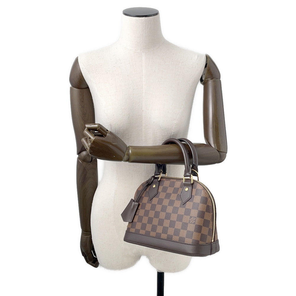 LOUIS VUITTON Alma Brown/RedN40606 Damier Ebene Canvas Size BB