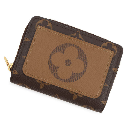 LOUIS VUITTON Portefeuille Lou NoirM81461 Monogram/Monogram Reverse Canvas