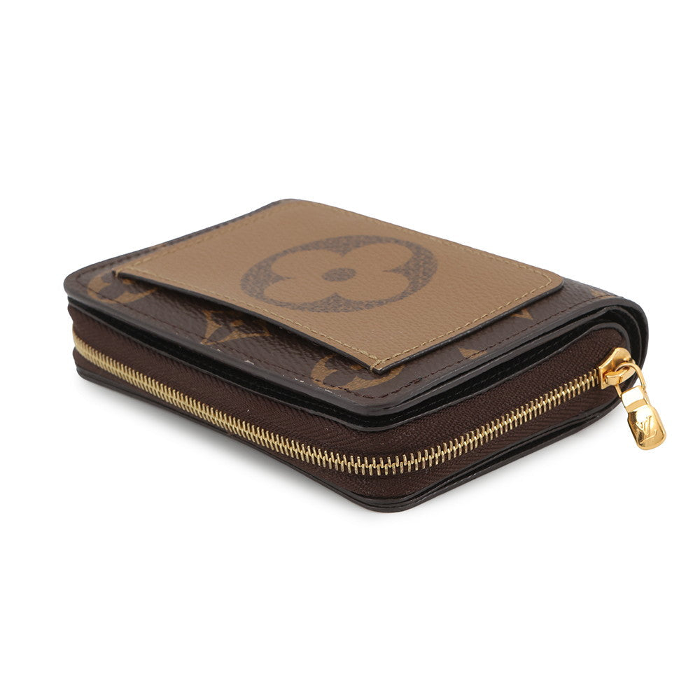 LOUIS VUITTON Portefeuille Lou NoirM81461 Monogram/Monogram Reverse Canvas