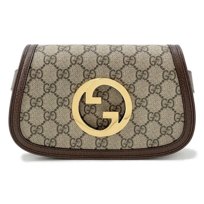 GUCCI Blondie Belt Bag Brown/Beige703807 GG Supreme Leather