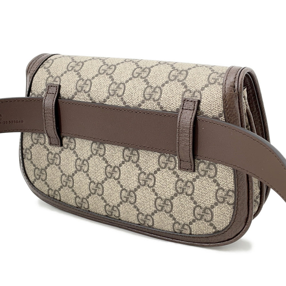GUCCI Blondie Belt Bag Brown/Beige703807 GG Supreme Leather
