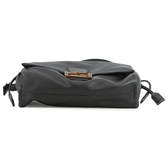 FENDI Mamma baguette Black8BR833 Leather Size Medium