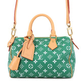 LOUIS VUITTON Speedy P9 Bandouliere VertM24423 Calf Leather Monogram Size 25