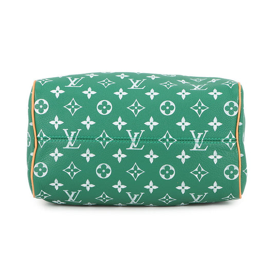 LOUIS VUITTON Speedy P9 Bandouliere VertM24423 Calf Leather Monogram Size 25