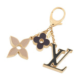 LOUIS VUITTON Bag Bag Charm Fleur de Monogram Noir/Beige/BordeauxM67119 Metal