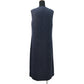 LOUIS VUITTON Glitter Monogram Knit Dress Size L NavyRW241WW Wool 72% Cashmere18% Nylon7% Polyurethane3%