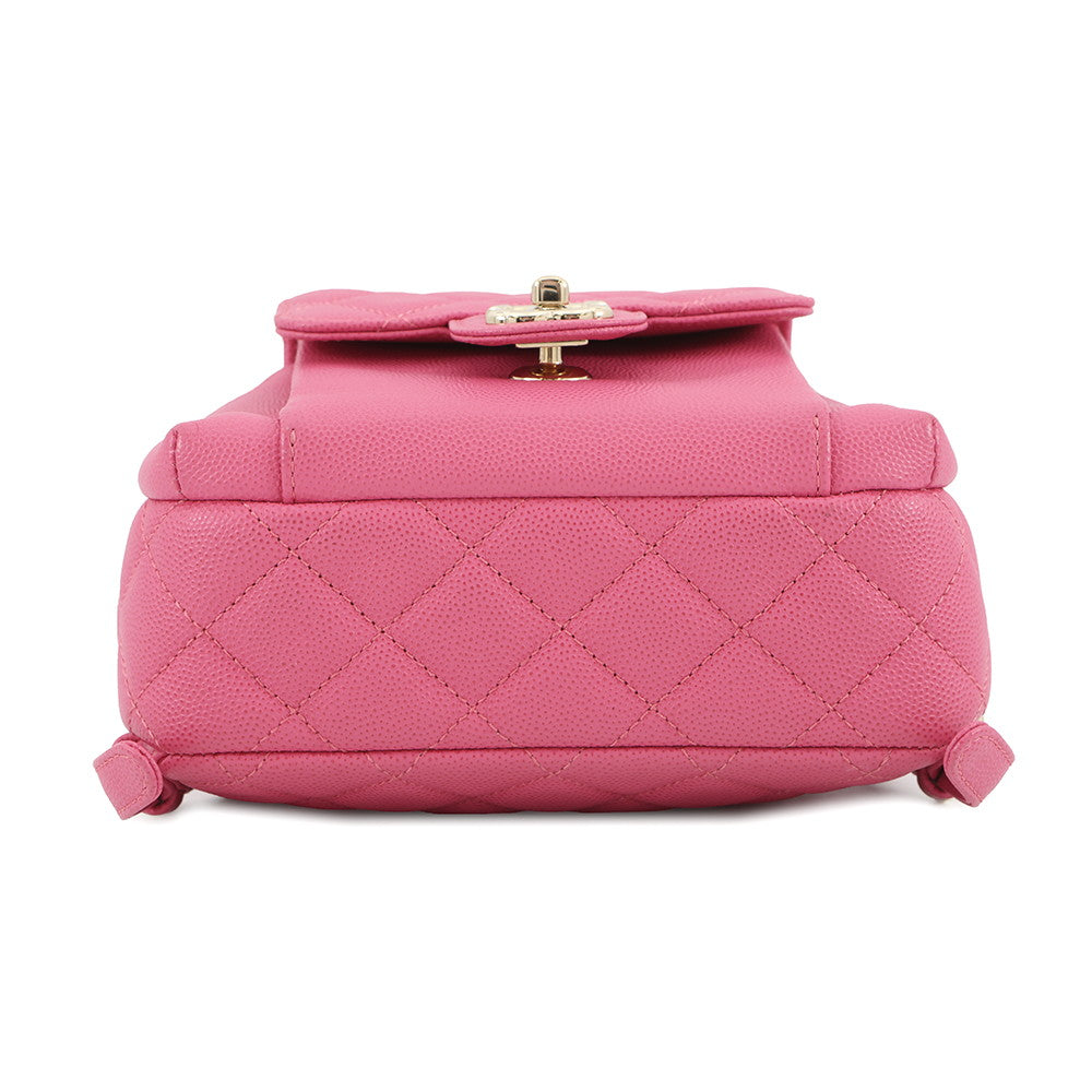 CHANEL Matelasse Backpack PinkAS0004 Caviar Leather