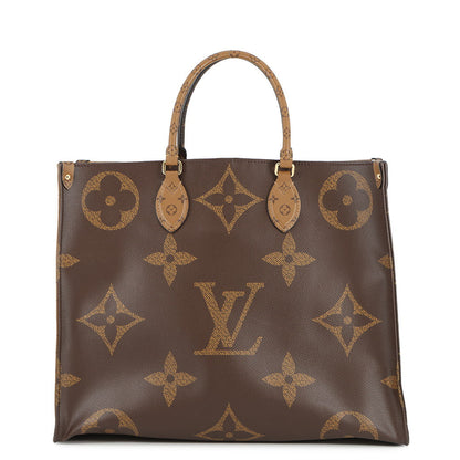 LOUIS VUITTON Onthego RedM44576 Monogram Monogram Reverse Canvas Monogram Giant Size GM