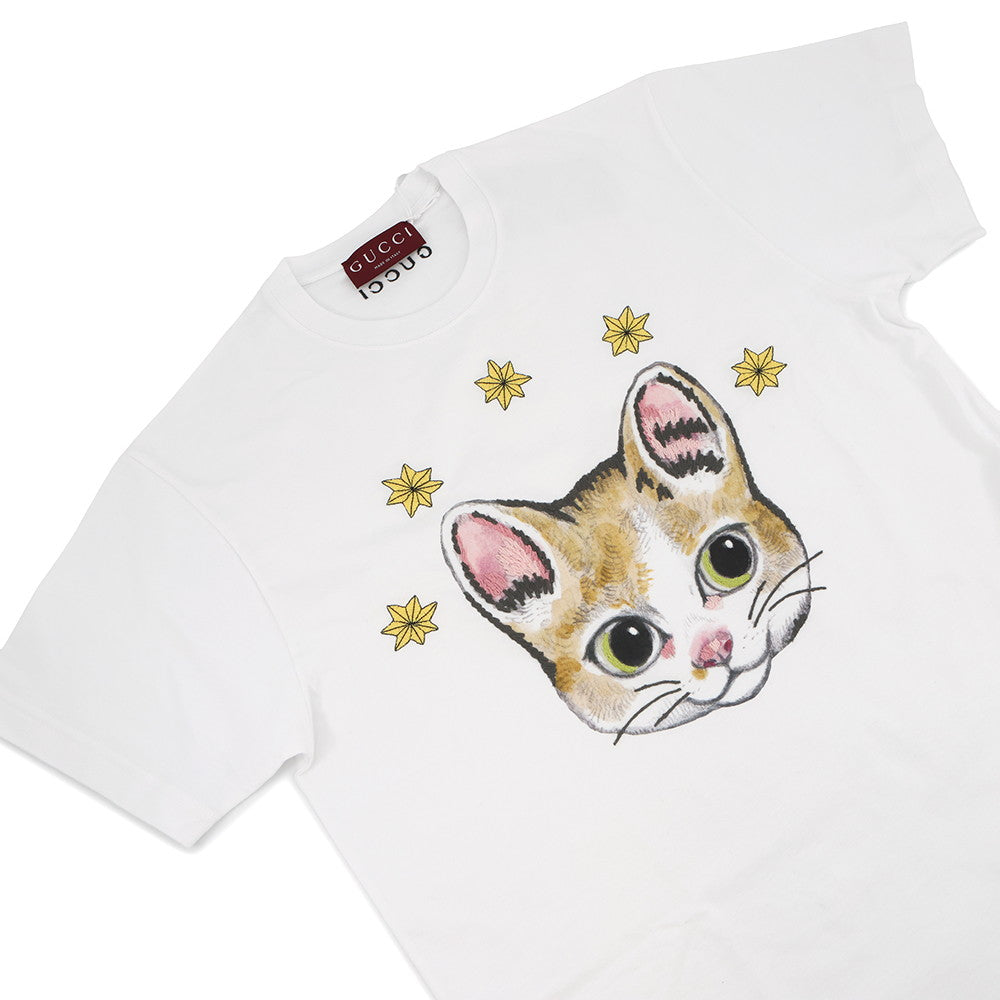 GUCCI Higuchi Yuko collaboration T-shirt White855021 Cotton100%