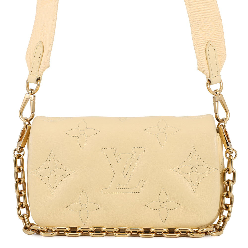 LOUIS VUITTON Wallet on Strap YellowM81400 bubble glam