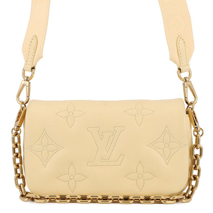 LOUIS VUITTON Wallet on Strap YellowM81400 bubble glam