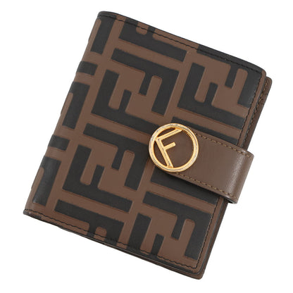 FENDI FENDI Bifold Wallet Brown8M0386 Leather