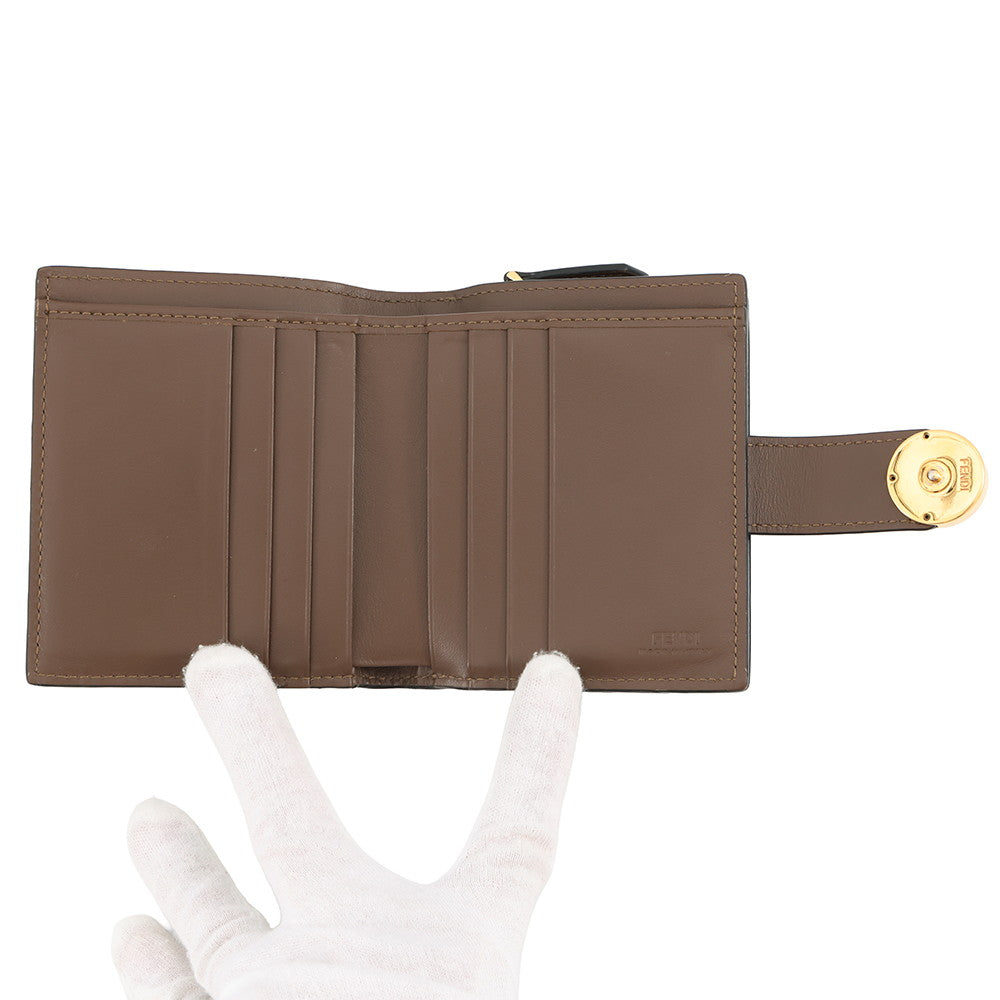 FENDI FENDI Bifold Wallet Brown8M0386 Leather