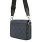 LOUIS VUITTON Studio messenger Noir/BlueN50037 Damier Infini Leather3D