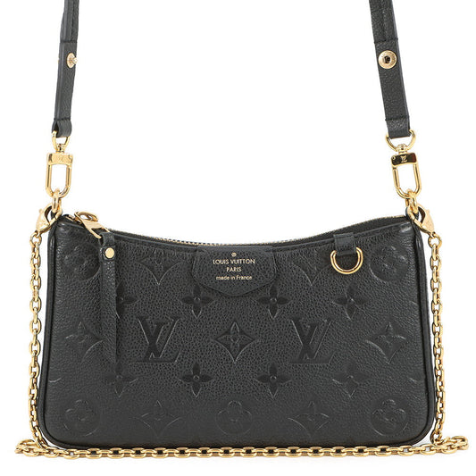 LOUIS VUITTON Easy Pouch NoirM80349 Monogram Empreinte Leather