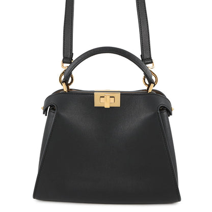 FENDI Peekaboo Iconic Essential Black8BN302 Leather