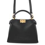 FENDI Peekaboo Iconic Essential Black8BN302 Leather