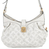LOUIS VUITTON Mahina Blanc/BrownM95661 Monogram Mahina Size XS