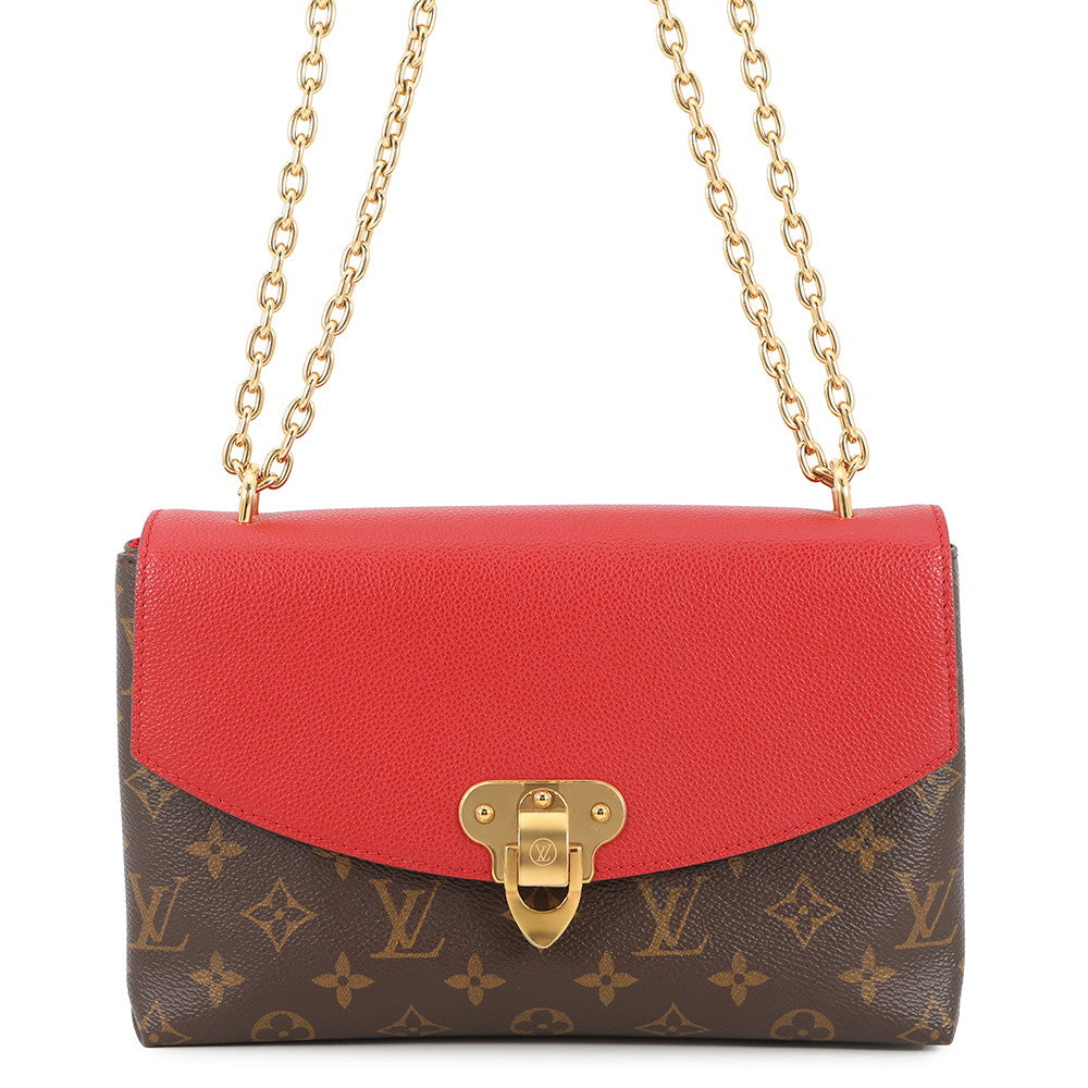LOUIS VUITTON Saint-Placide CeriseM43713 Monogram Grain Leather