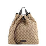 GUCCI Backpack Beige/Brown449175 GG Canvas Leather
