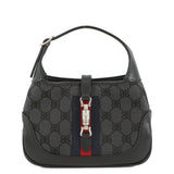 BALENCIAGA GUCCI x BALENCIAGA The Hacker Project Jackie1961 Shoulder Bag Black680132 Canvas Leather Size Mini