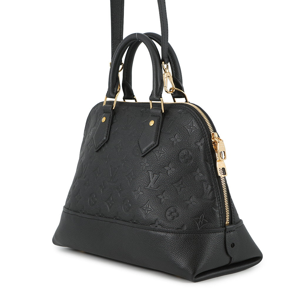 LOUIS VUITTON Neo Alma NoirM44832 Monogram Empreinte Leather Size PM