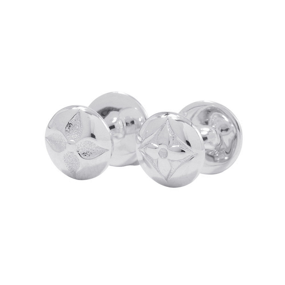 LOUIS VUITTON Bouton de Manchette CufflinksM30976 SV925