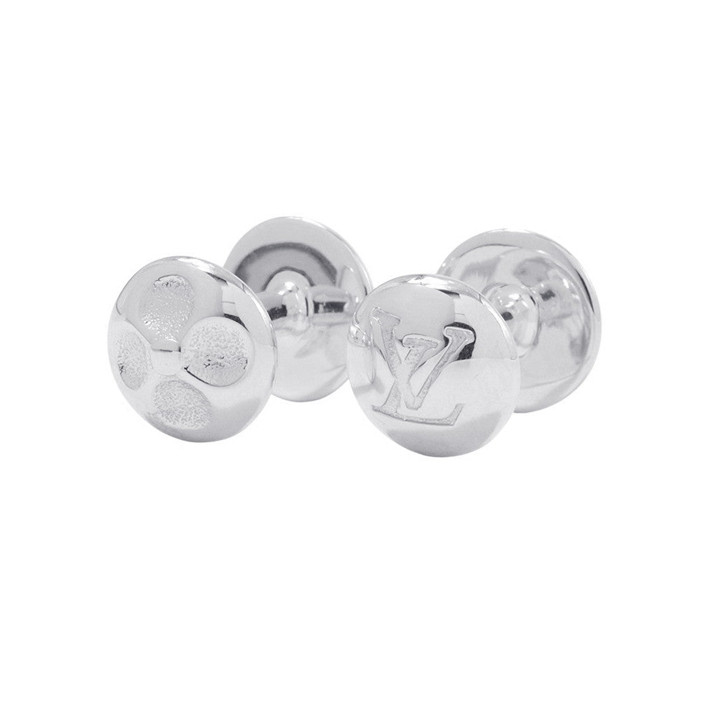 LOUIS VUITTON Bouton de Manchette CufflinksM30976 SV925