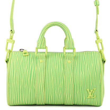 LOUIS VUITTON LV × Park Seo-Bo Keepall Bandouliere GreenM11587 Epi XL Calf Leather Size 25