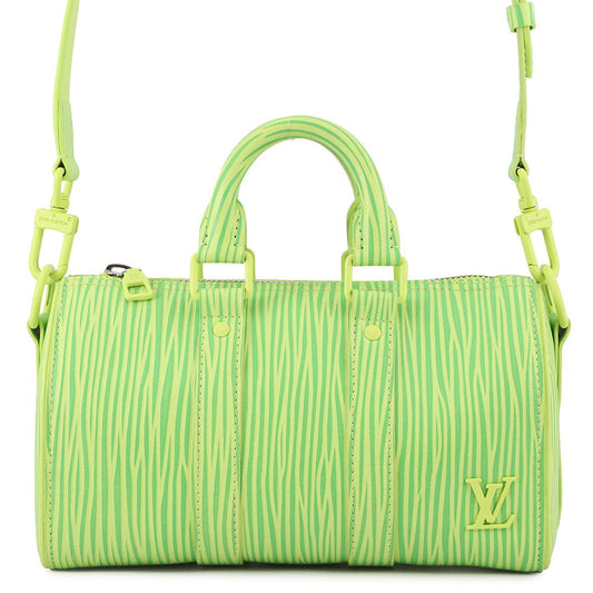 LOUIS VUITTON LV × Park Seo-Bo Keepall Bandouliere GreenM11587 Epi XL Calf Leather Size 25