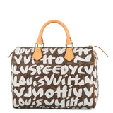LOUIS VUITTON Speedy ArgentM92195 Monogram?Graffiti Size 30