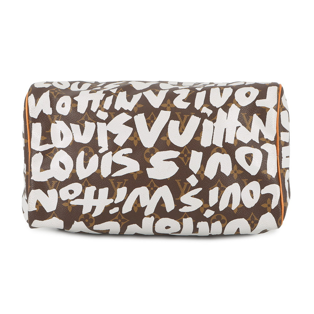 LOUIS VUITTON Speedy ArgentM92195 Monogram?Graffiti Size 30