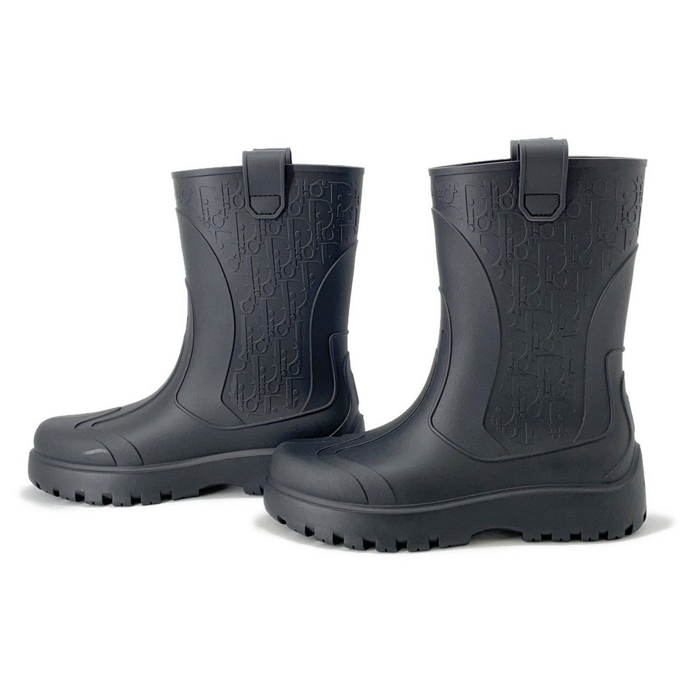 Dior Oblique rain boots Black3B0338ZWJ Rubber Size 41