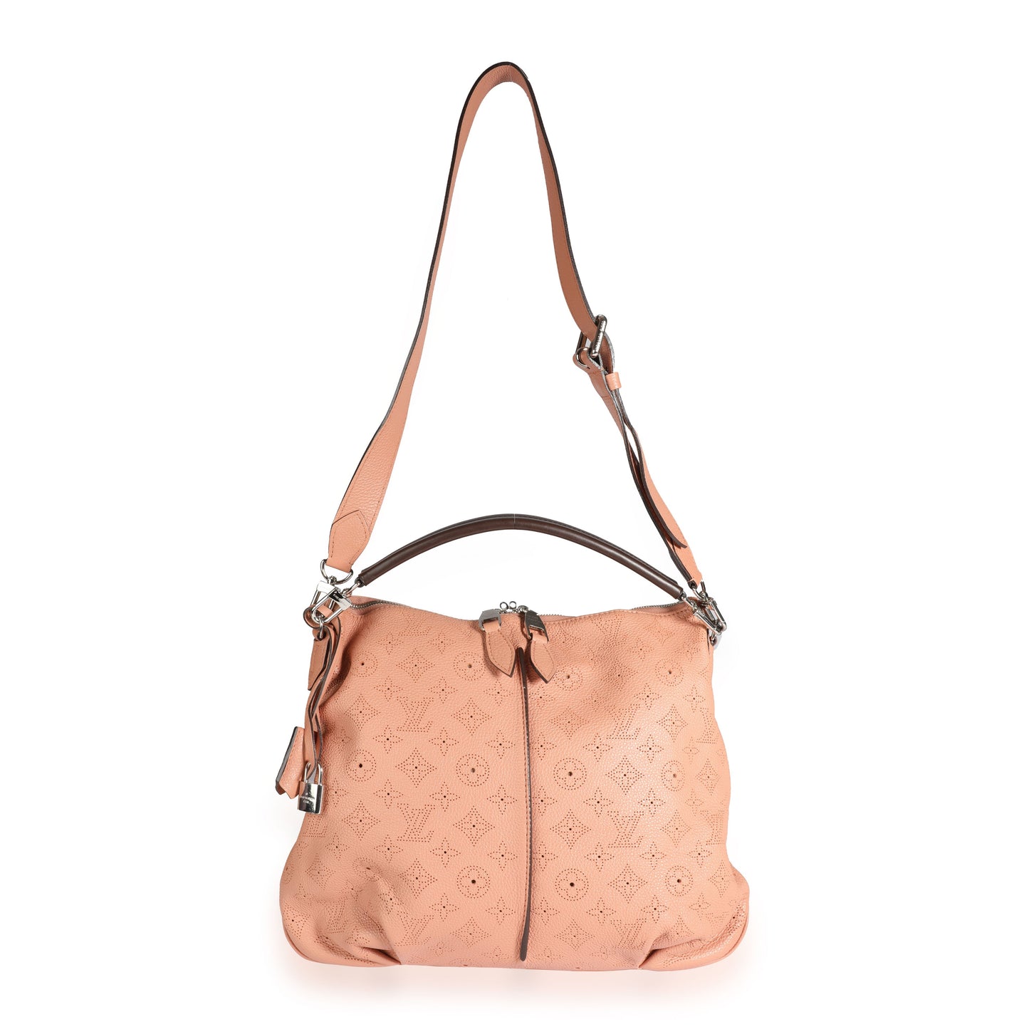 Louis Vuitton Louis Vuitton Pink Monogram Mahina Leather Selene PM