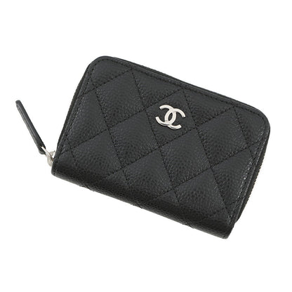 CHANEL Classic zip coin purse BlackAP0216 Caviar Leather