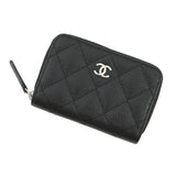 CHANEL Classic zip coin purse BlackAP0216 Caviar Leather
