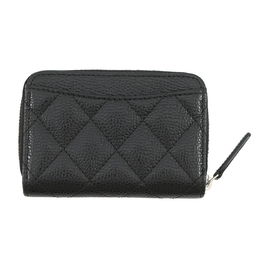 CHANEL Classic zip coin purse BlackAP0216 Caviar Leather