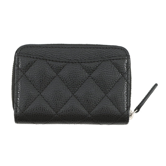 CHANEL Classic zip coin purse BlackAP0216 Caviar Leather