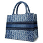 Dior Oblique Jacquard Book Tote BlueM1265ZEGC_M49E Denim Size Small