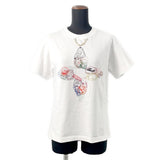 LOUIS VUITTON Travel Stamp T-Shirt Size XS White/Multicolor Cotton100%