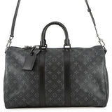 LOUIS VUITTON Keepall Bandouliere NoirM40569 Monogram Eclipse Size 45