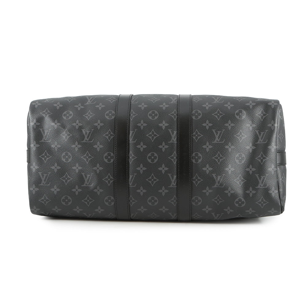 LOUIS VUITTON Keepall Bandouliere NoirM40569 Monogram Eclipse Size 45